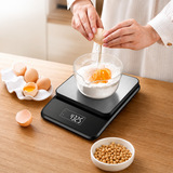 VEYUNA Digital Kitchen Scale – 10kg Waterproof 0.1g Precision for Food Prep