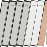 VEYUNA Sharpening Stone Kit – 6-Piece Diamond & Whetstone Set for Food Prep Knives