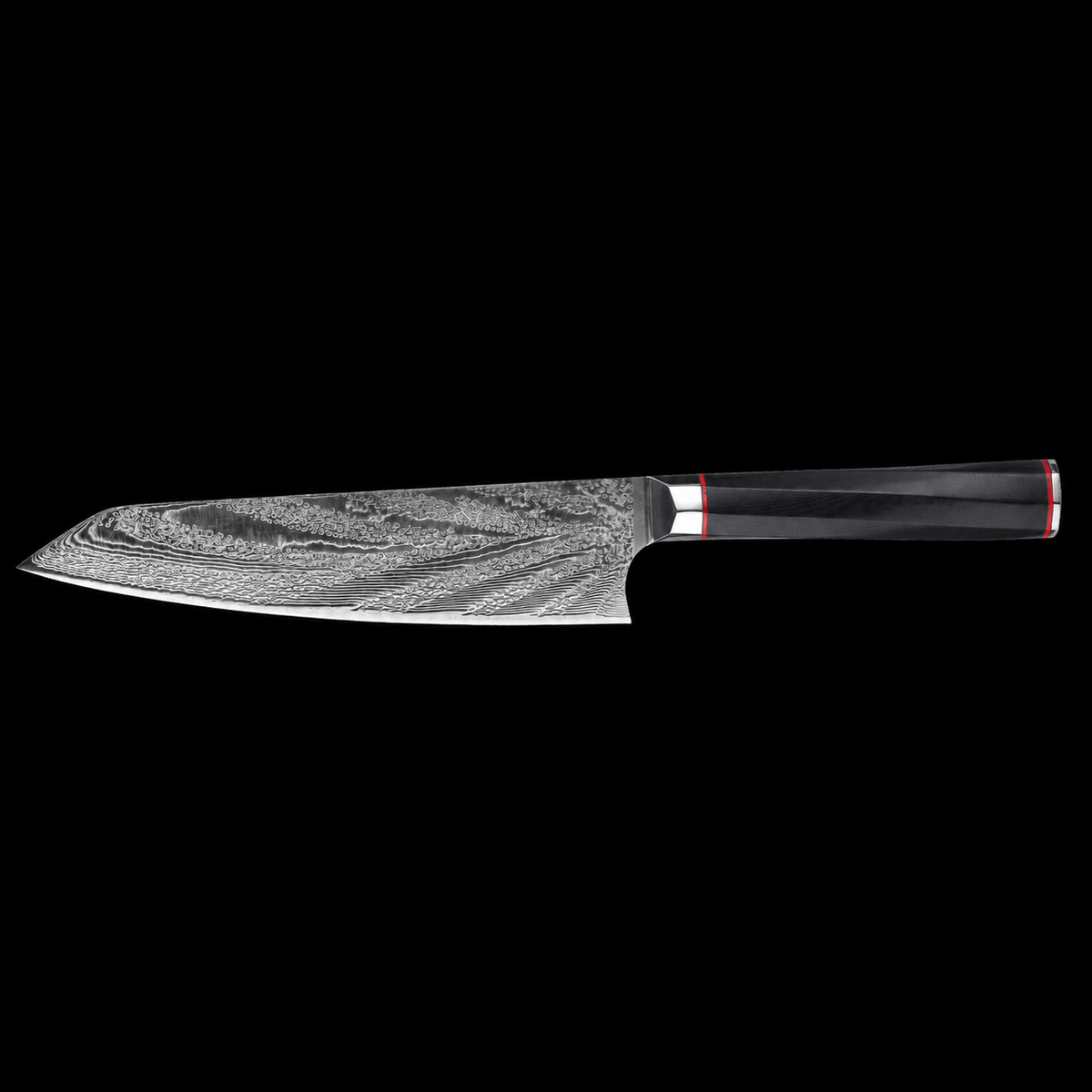 VEYUNA 8-Inch Chef Knife - VG10 67-Layer Damascus Steel, G10 Handle, Food Prep