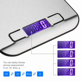 VEYUNA Digital Food Scale 11 lb Stainless Steel, Precision Meal Prep & Portioning