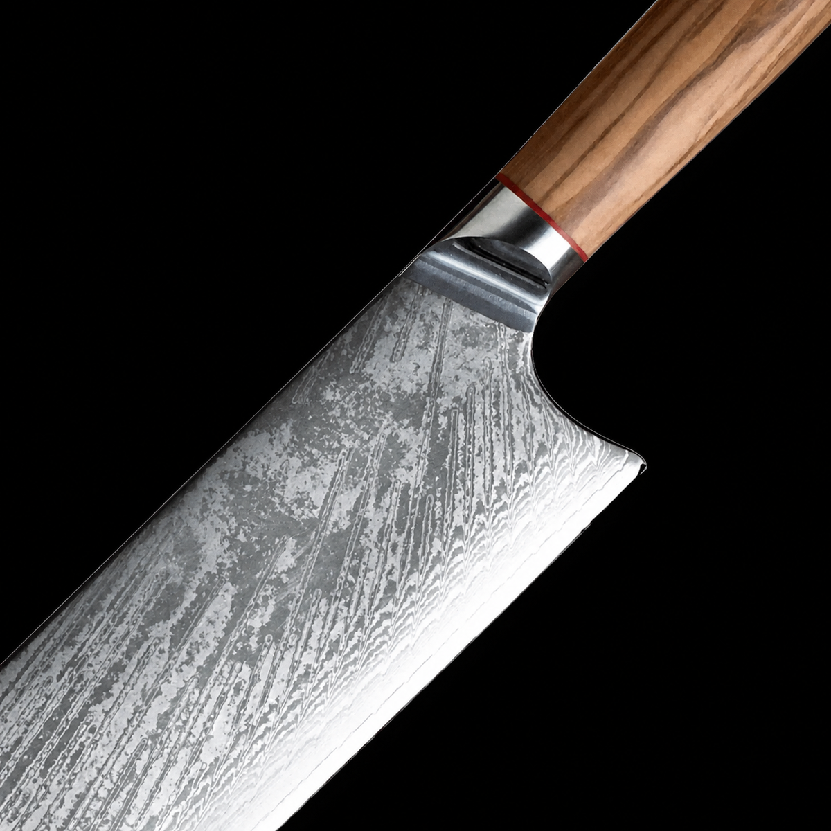 VEYUNA 7-Inch Cleaver Knife - 67-Layer AUS10 Damascus, Olive Wood, Food Prep