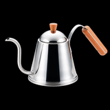 VEYUNA Pour Over Kettle - Stainless Steel Gooseneck, Wood Handle, Kitchen & Home Use