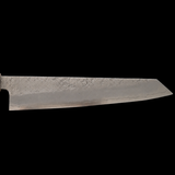 VEYUNA Kiritsuke Gyuto Knife 205mm - Silver 3 Steel, Olive Wood, Food Prep