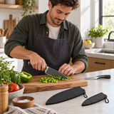 VEYUNA 2-Piece Knife Set 8" Chef & 3.5" Paring, KISS Edition, Stainless Steel