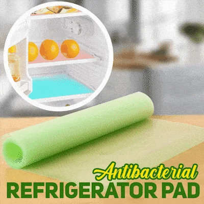 VEYUNA Refrigerator Liner Mat, Washable Antibacterial Food Storage Shelf Pad