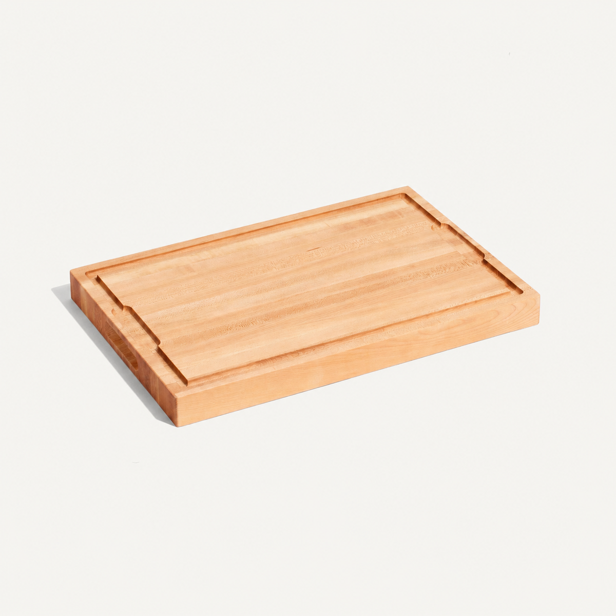 VEYUNA Butcher Block Cutting Board – Solid Wood Chopping Board, Juice Groove, Home
