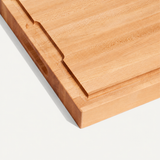 VEYUNA Butcher Block Cutting Board – Solid Wood Chopping Board, Juice Groove, Home