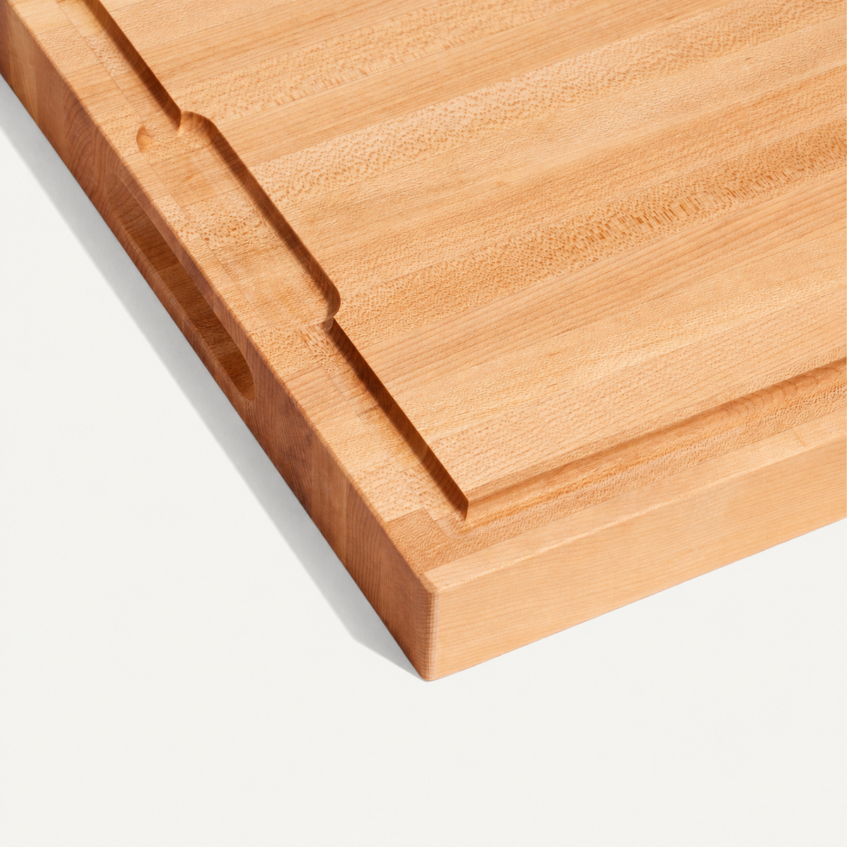 VEYUNA Butcher Block Cutting Board – Solid Wood Chopping Board, Juice Groove, Home