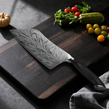 VEYUNA Cleaver Knife – 7-Inch Japanese Powder Steel Food, Meat & Vegetable Chopper