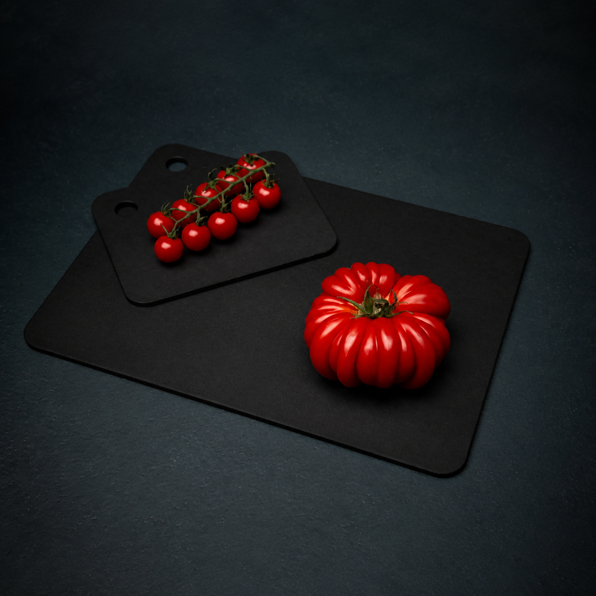 VEYUNA Cutting Board 20x30cm - Recycled Paper, Black, Food Prep