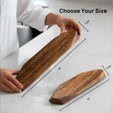 VEYUNA Magnetic Knife Holder – 16-Inch Acacia Wood Wall Bar for Food Prep