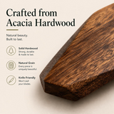 VEYUNA Magnetic Knife Holder – 16-Inch Acacia Wood Wall Bar for Food Prep