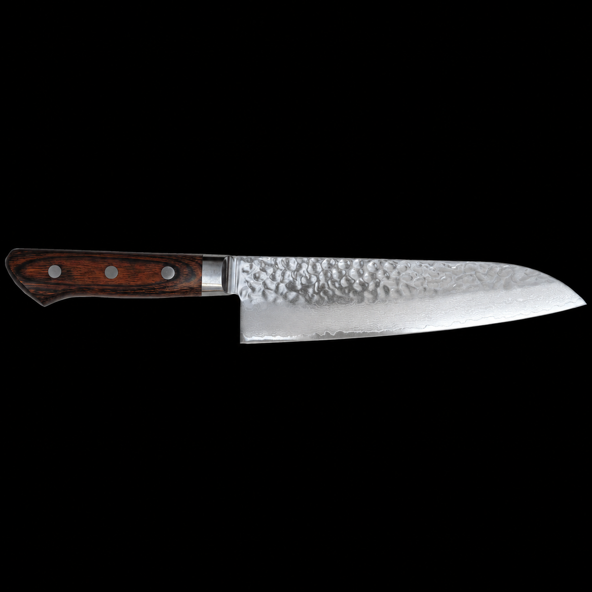 VEYUNA Santoku Knife, 180mm VG10 Damascus Steel for Meat, Vegetables & Food Prep