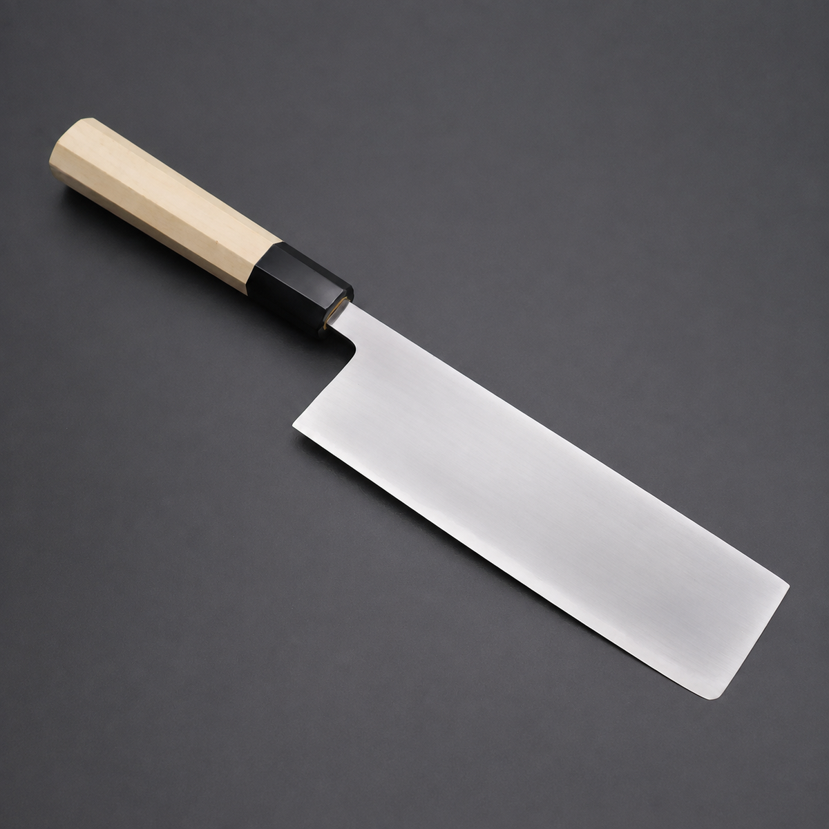 VEYUNA Nakiri Knife 180mm – White Steel No.2 for Fresh Food Prep