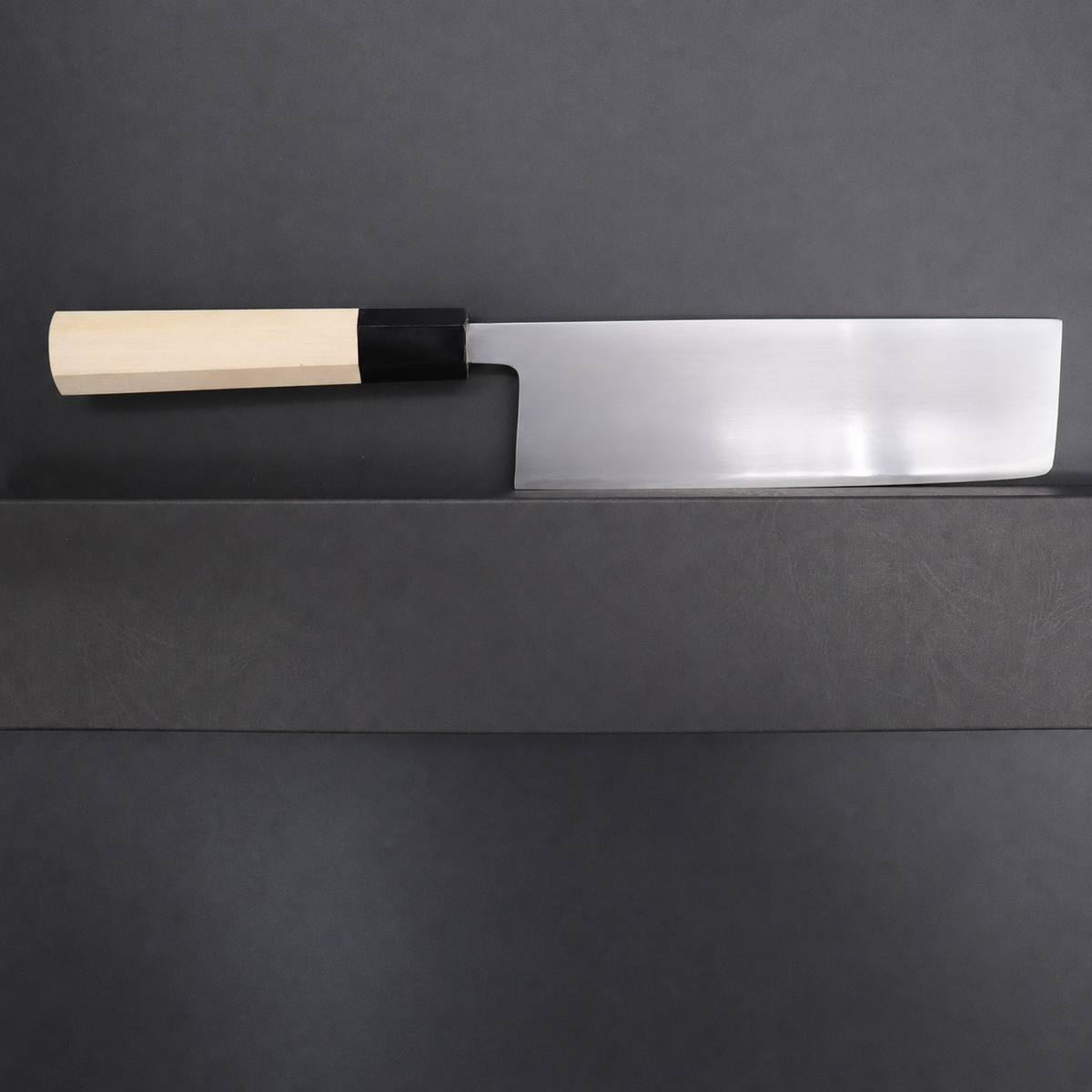VEYUNA Nakiri Knife 180mm – White Steel No.2 for Fresh Food Prep