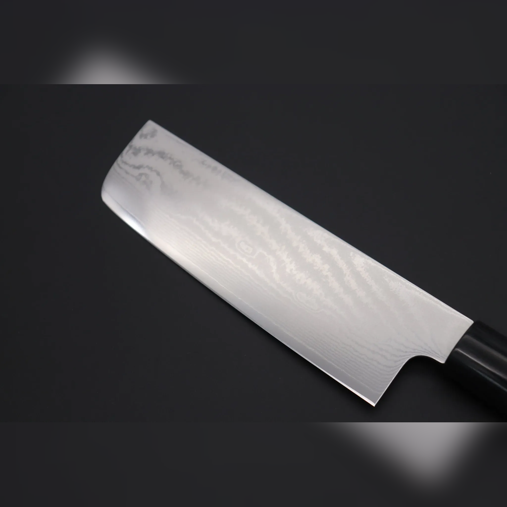 VEYUNA Nakiri Knife 165mm – Damascus Steel for Fresh Food Prep
