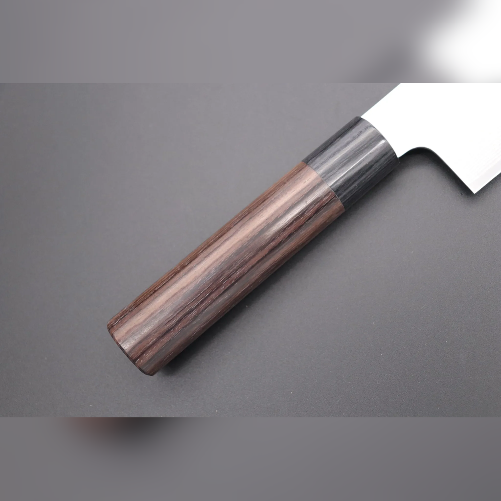 VEYUNA Nakiri Knife 165mm – Damascus Steel for Fresh Food Prep