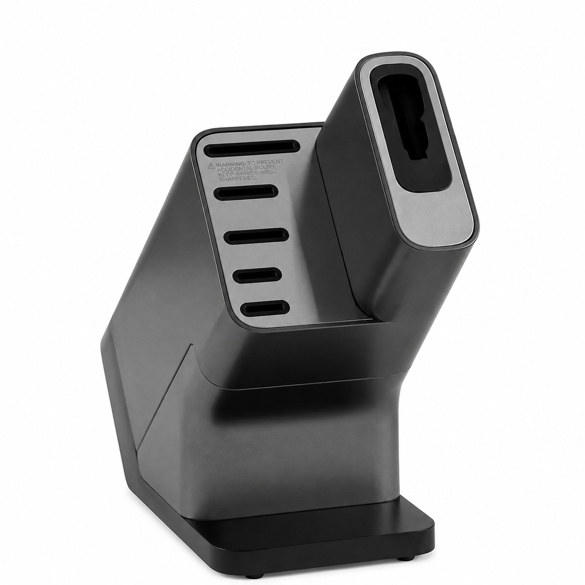 VEYUNA 5-Piece Knife Block Set – Built-In Sharpener for Fresh Food Prep