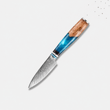 VEYUNA Fruit Knife – 3.5-Inch Damascus Steel Food Prep Knife for Fruits & Treats