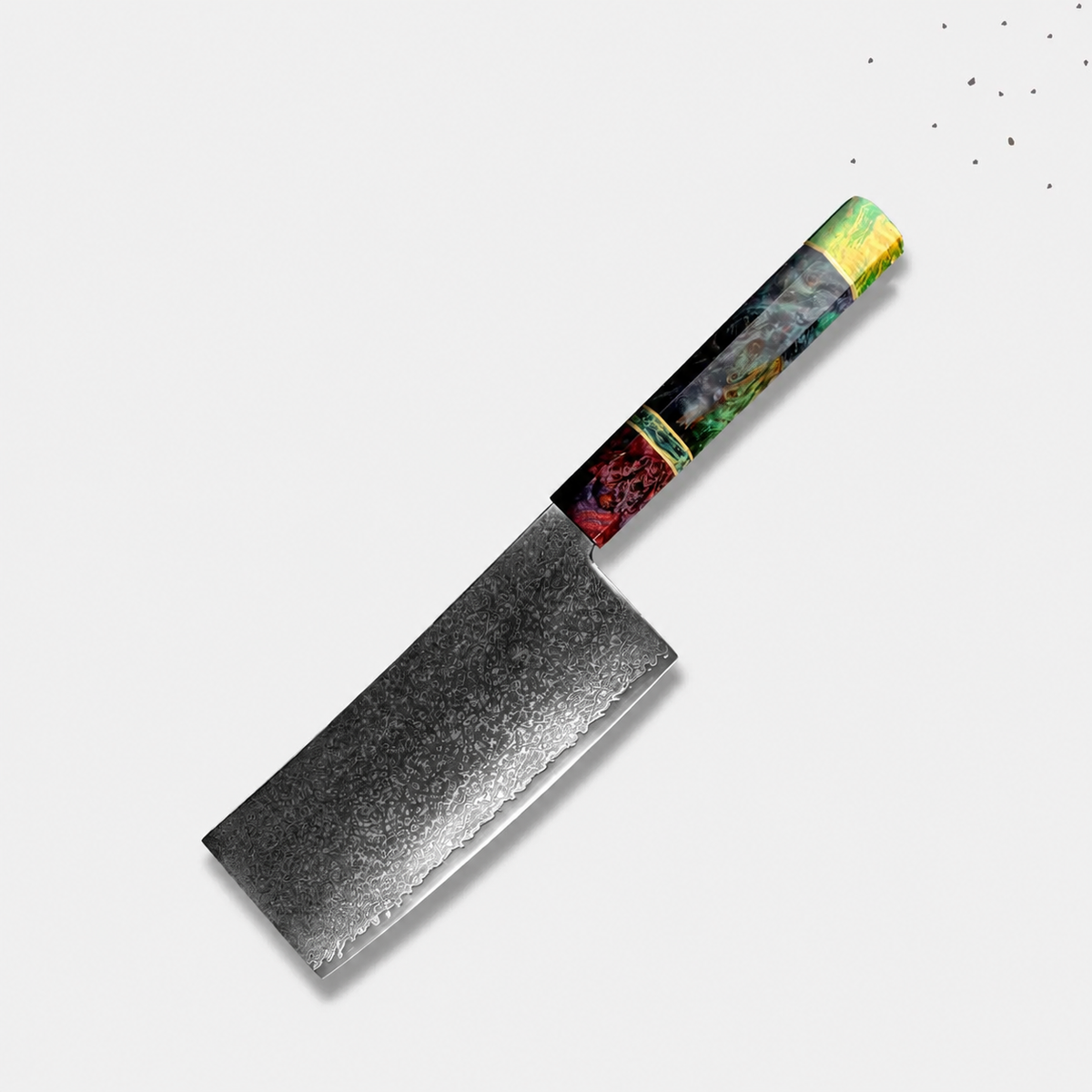 VEYUNA Cleaver Knife – 6.5-Inch Damascus Steel Food Prep Blade