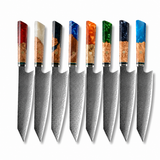 VEYUNA Kiritsuke Knife Collection – Premium Damascus Steel Food Prep Knife