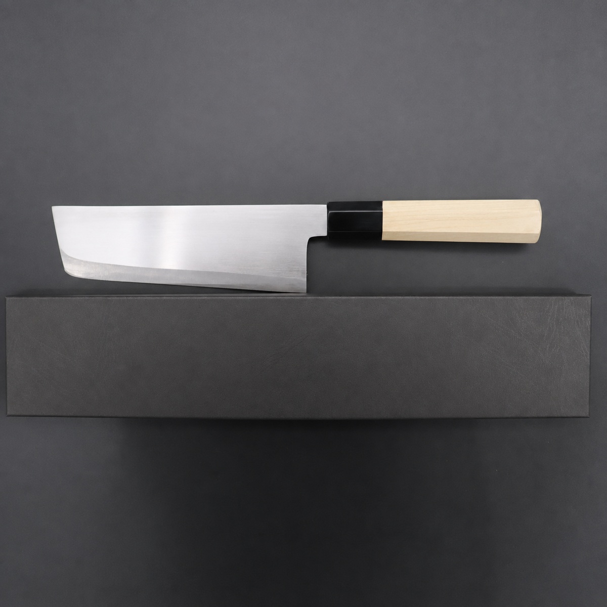 VEYUNA Nakiri Knife 165mm – Blue Steel No.2 for Fresh Food Prep