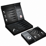 VEYUNA Knife Set 5-Piece – Granite-Coated Blades for Fresh Food Prep