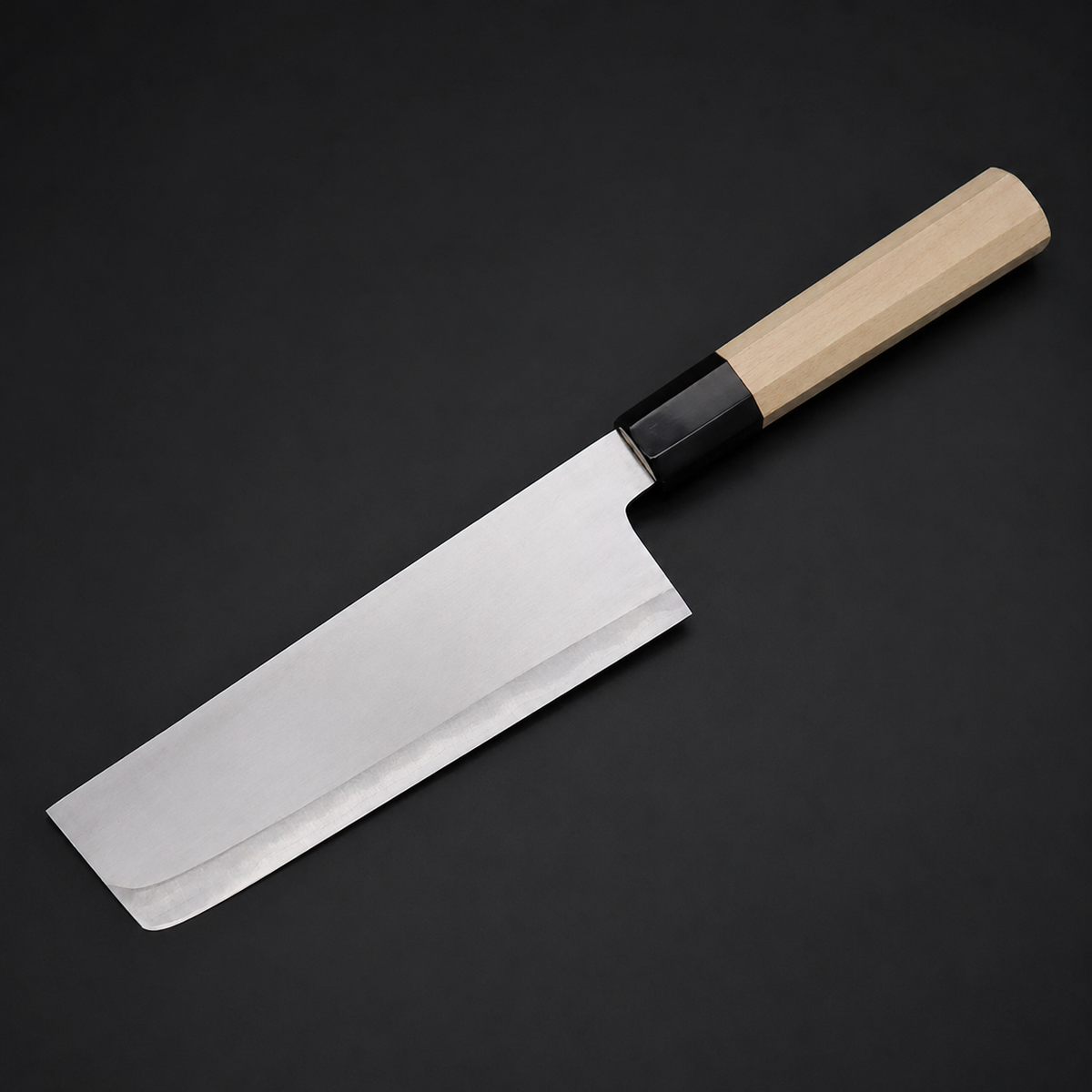VEYUNA Nakiri Knife 165mm – Blue Steel No.2 for Fresh Food Prep