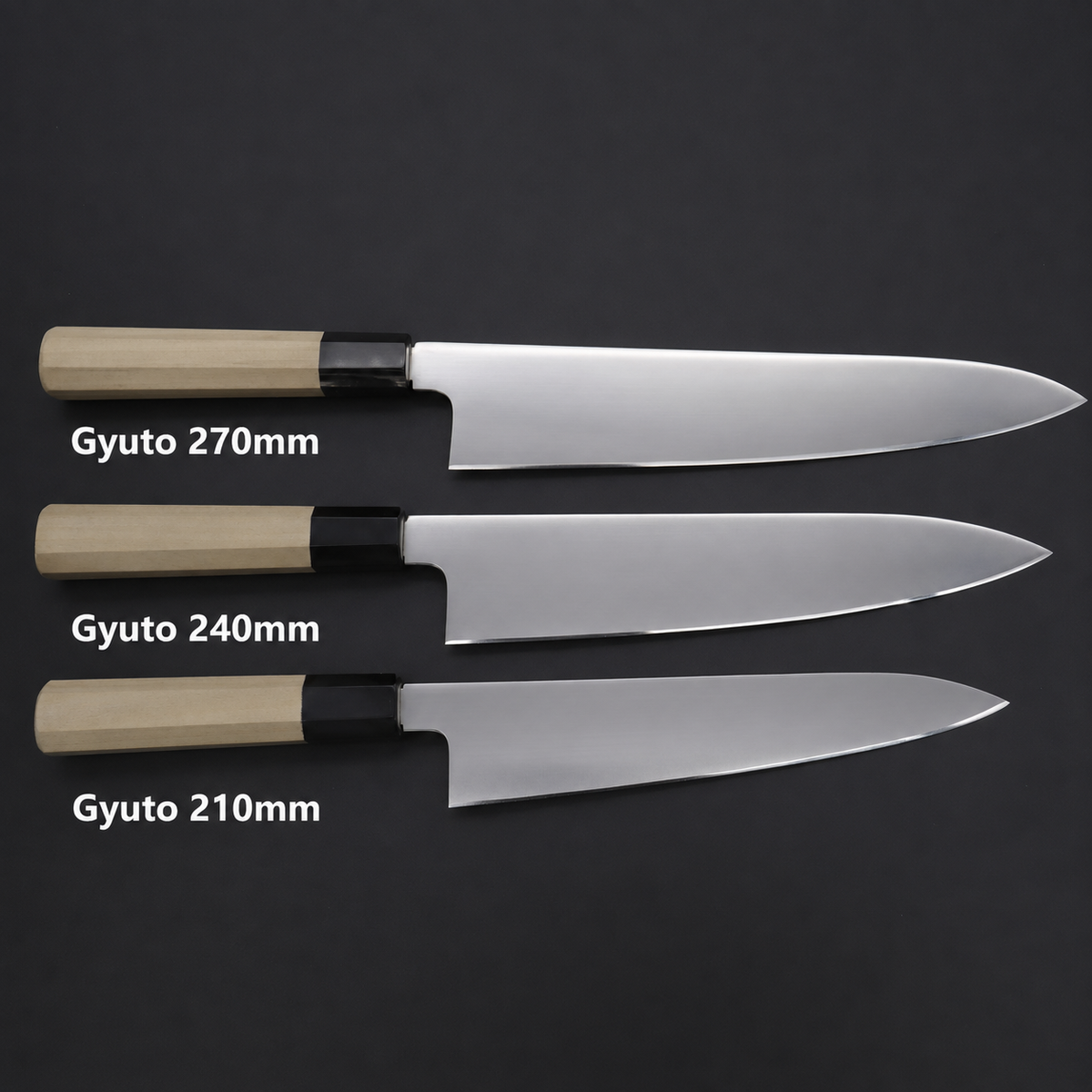 VEYUNA Gyuto Knife – VG-10 Japanese Food Prep Chef Knife, 210–270mm