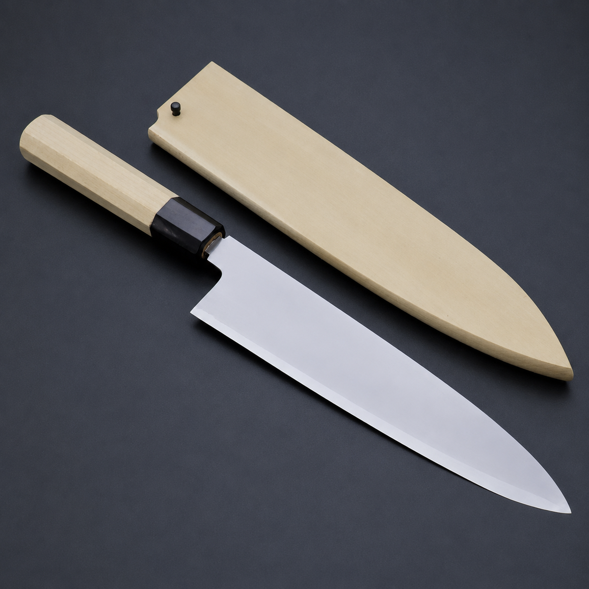 VEYUNA Gyuto Chef Knife 210–270mm – White Steel No.2 for Fresh Food Prep