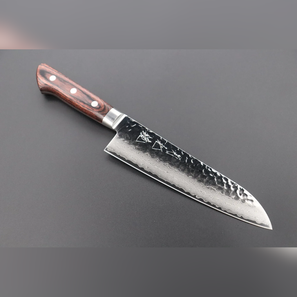 VEYUNA Knife Set 2-Piece – VG-10 Damascus Petty & Santoku for Food Prep