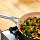 VEYUNA 30cm Ceramic Fry Pan – Durable Non-Stick Surface for Fresh Food