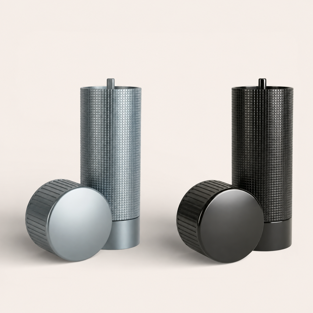 VEYUNA Salt & Pepper Mill Set – Adjustable Grinders for Modern Kitchens