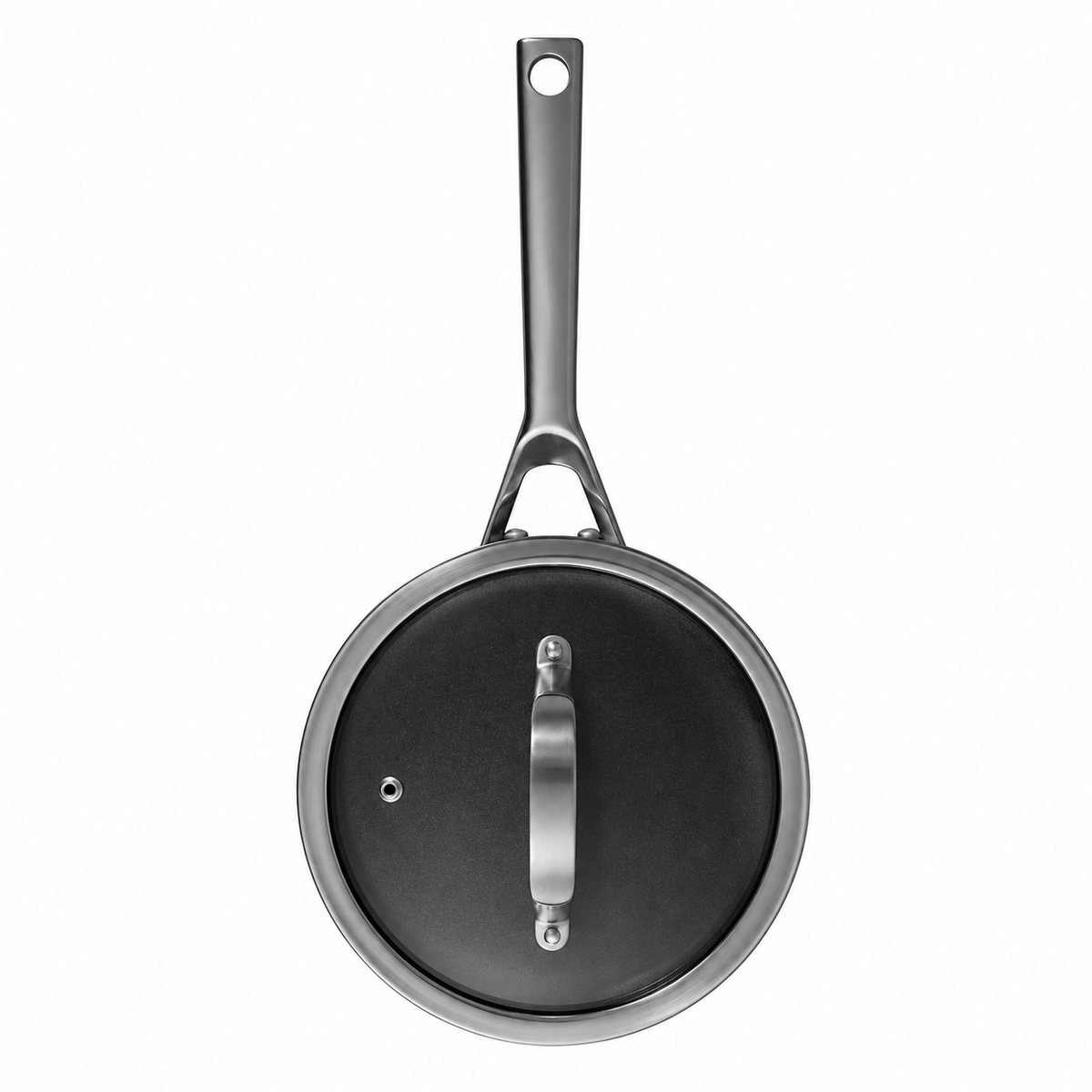 VEYUNA 18cm 2.4L Non-Stick Saucepan with Lid – Fresh Food & Broth Prep
