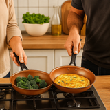 VEYUNA Air Frying Pan Set – Nonstick Cookware for Healthy Food Prep