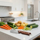 VEYUNA Fruit Peeler & Bottle Opener – 2-in-1 Food Prep Tool with Stainless Steel Blade