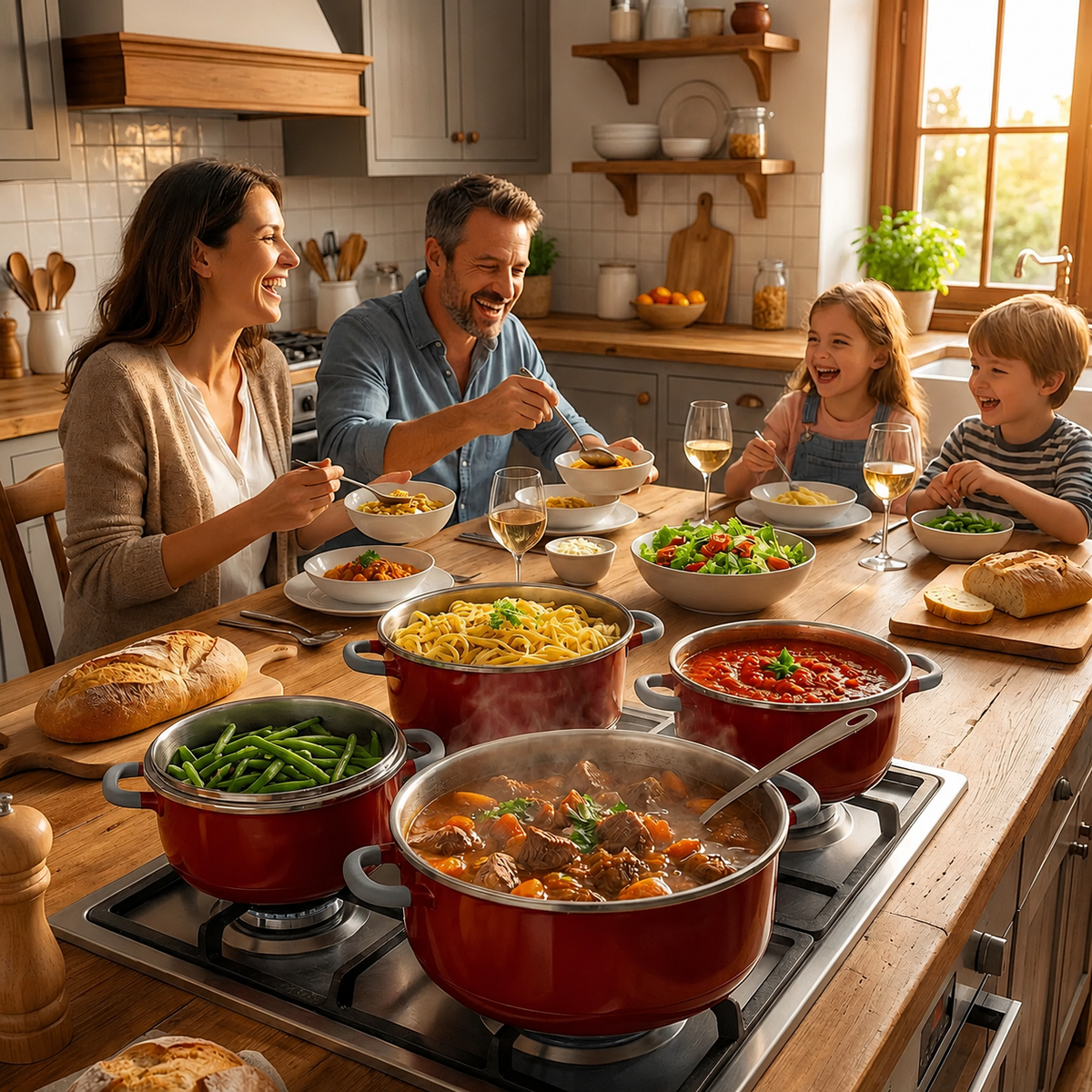 VEYUNA Professional Cookware Set – Premium Pots for Homemade Food Prep
