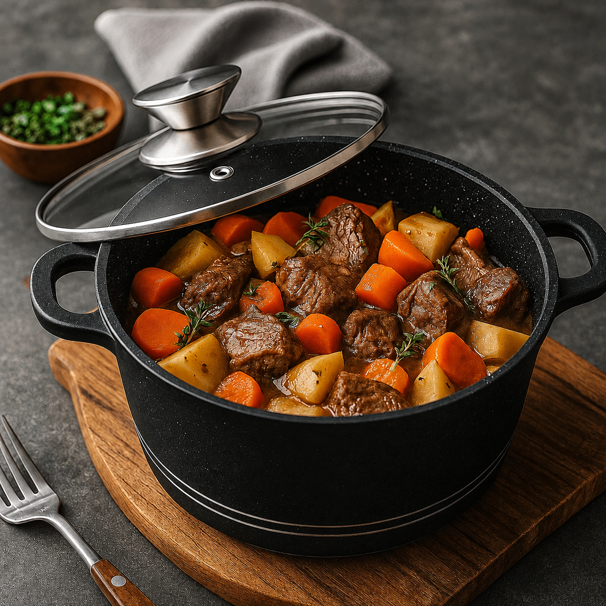 VEYUNA Granite Cookware Set – Nonstick Pots for Homemade Food Prep