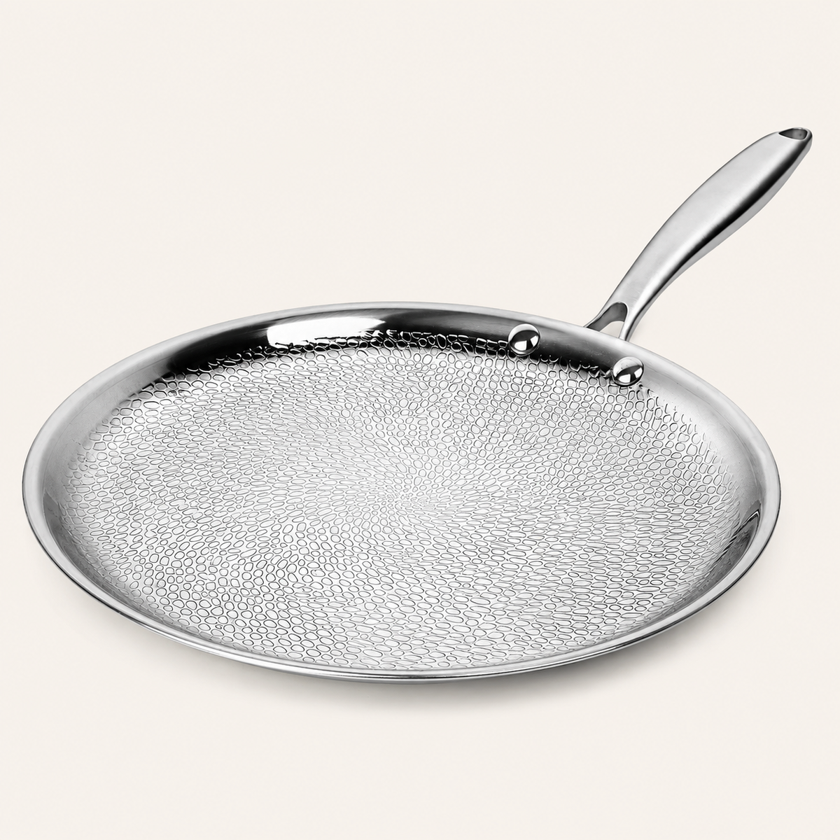 VEYUNA Titanium Hammered Crêpe Pan Pro – Food & Treat Cooking Skillet