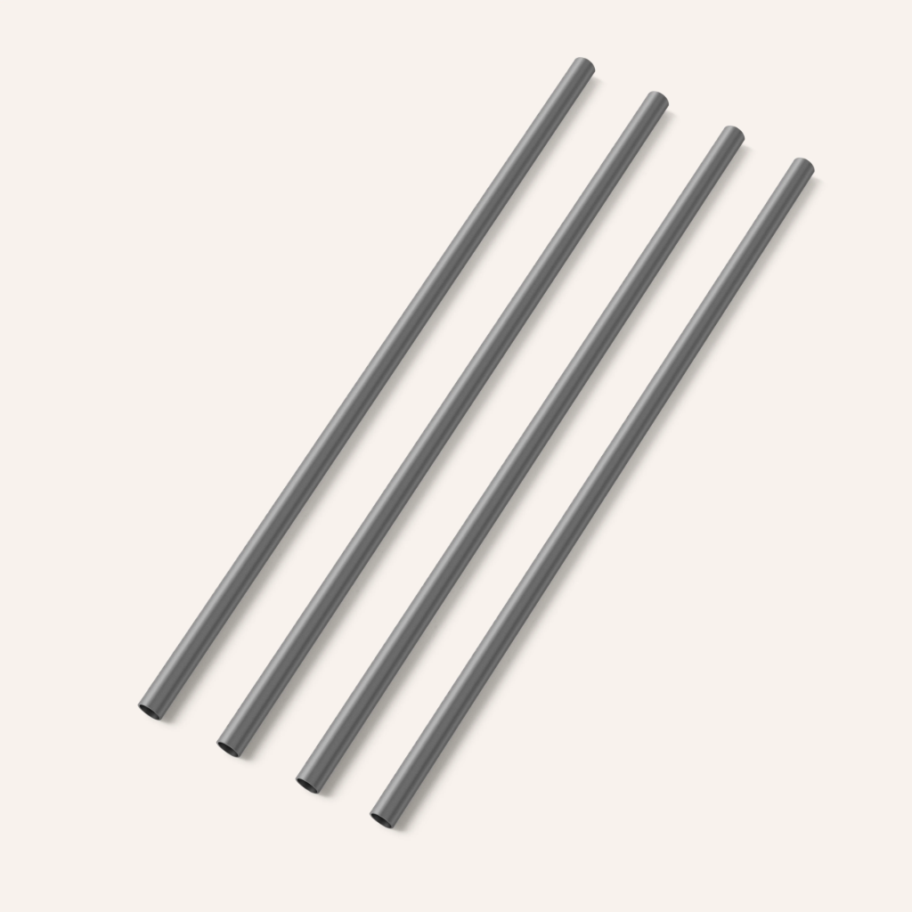 VEYUNA Titanium Straws Set – Reusable Drinkware for Owners & Travel