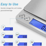 VEYUNA Digital Kitchen Scale – 500g Capacity, 0.01g Precision for Food Portions