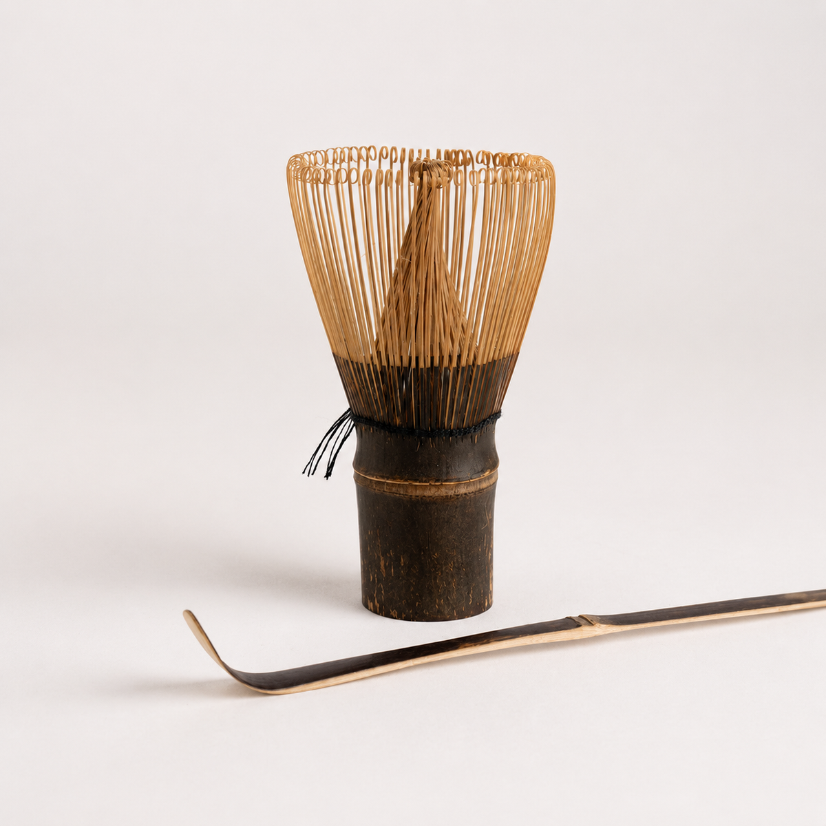 VEYUNA Matcha Bamboo Whisk & Scoop Set - Handcrafted Tea Ceremony Kit, Home