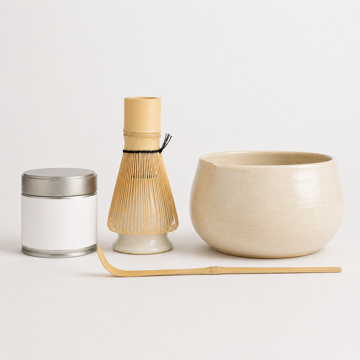 VEYUNA Matcha Tea Set – Ceremonial Matcha Kit with Bamboo Whisk, Bowl & Scoop, Home