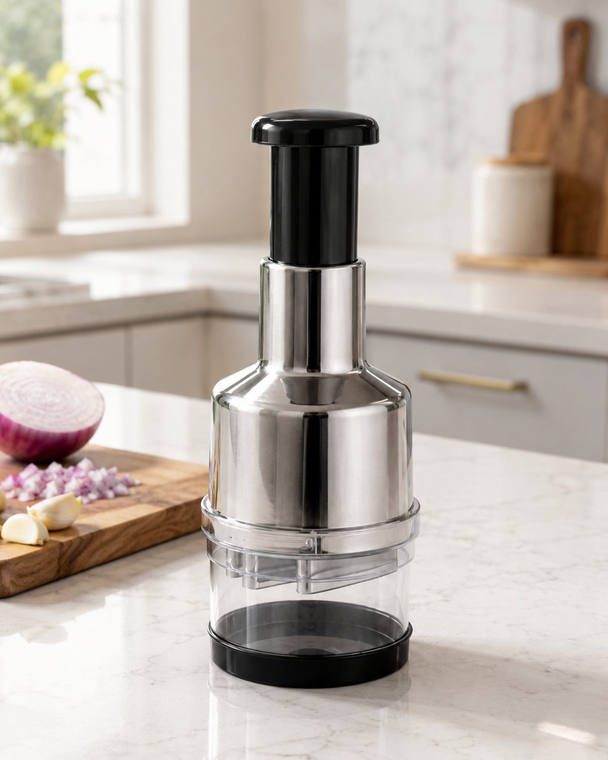 VEYUNA Manual Food Chopper & Vegetable Dicer, Meal Prep Slicer & Cutter