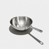 VEYUNA Stainless Steel Wok – 24cm Induction-Ready Cooking Pan