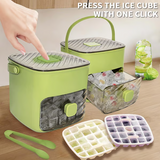 VEYUNA Ice Cube Tray Set – 48-Cube Ice Maker with Storage Box for Water & Treats