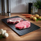 VEYUNA Defrosting Tray, 9-Inch Rapid Thawing Plate for Meat & Food Prep