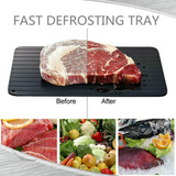VEYUNA Defrosting Tray, 9-Inch Rapid Thawing Plate for Meat & Food Prep