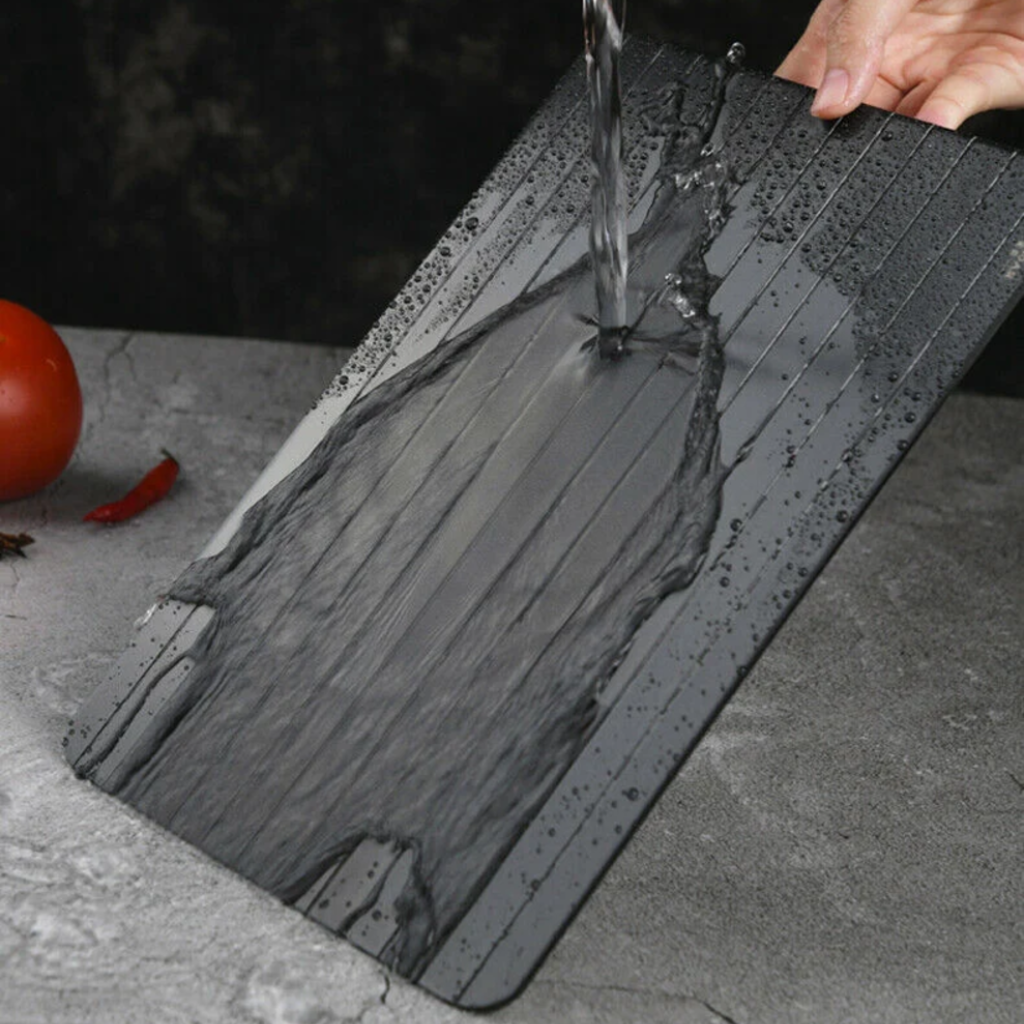 VEYUNA Defrosting Tray, 9-Inch Rapid Thawing Plate for Meat & Food Prep