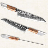 VEYUNA Damascus Steel Knife – Razor-Sharp Food Prep Blade with Ergonomic Handle